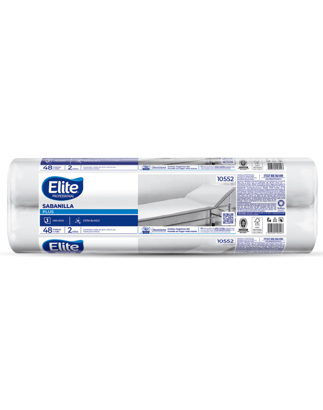 Elite Sabanilla Plus Una Hoja 48 metros 2 unid - Puntolimpieza