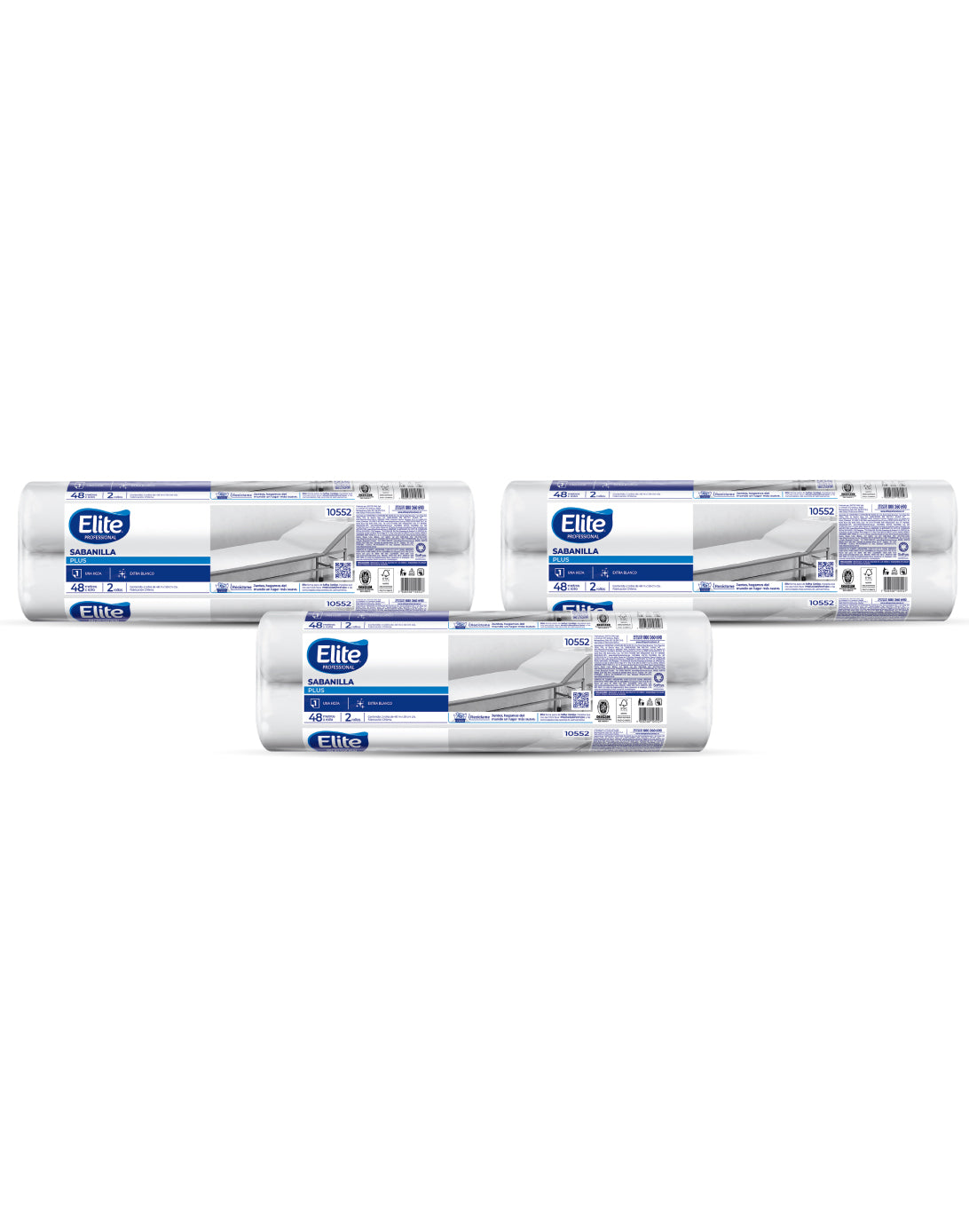 Elite Sabanilla Plus Una Hoja 48 metros 3 x 2 unid - Puntolimpieza