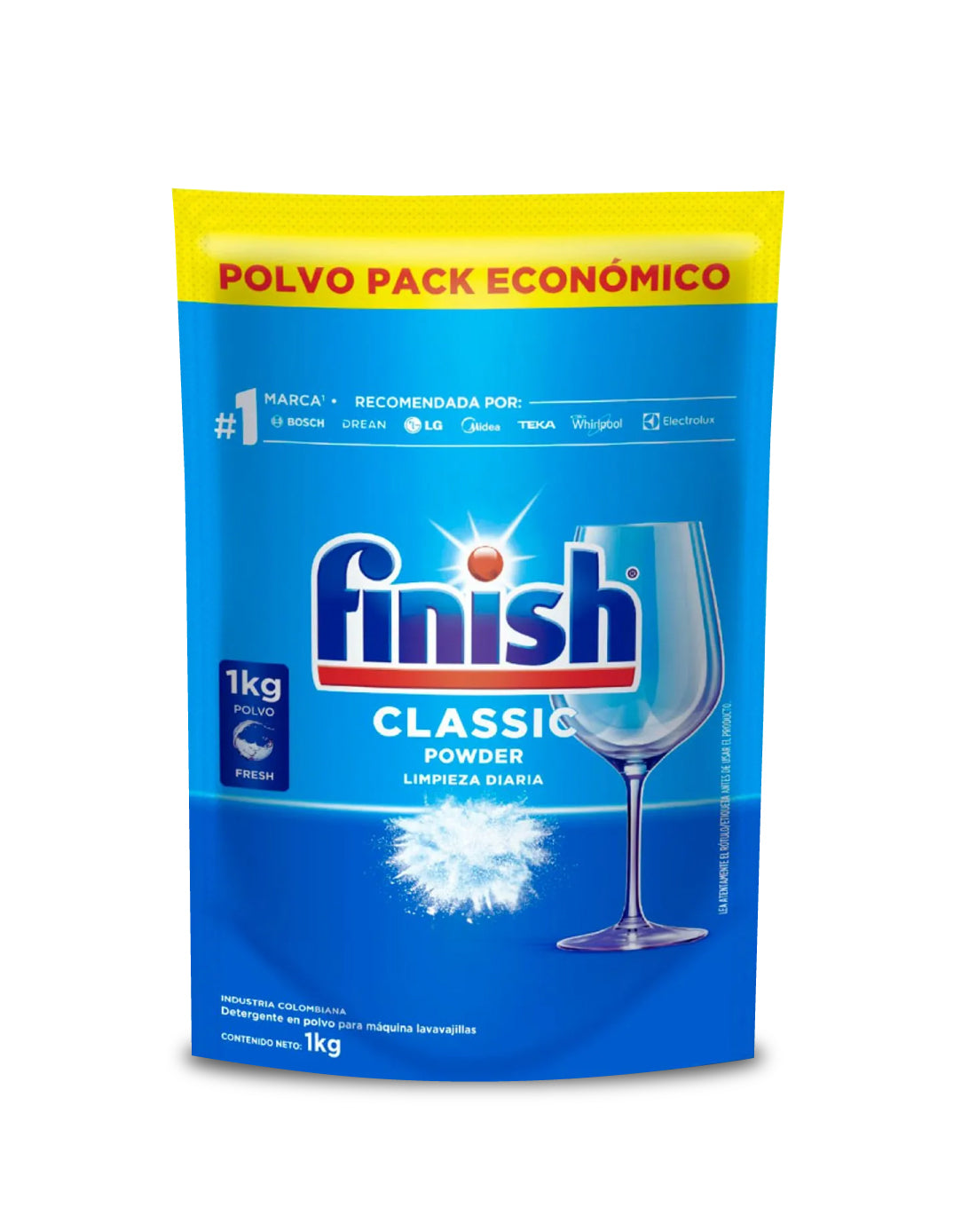 Finish Lavavajilla en Polvo Recarga 1 kg - Puntolimpieza