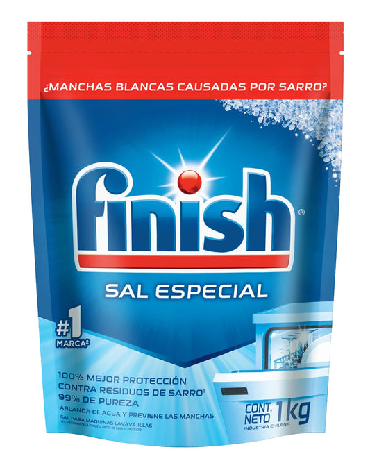 Finish Sal Anti-Sarro Lavavajilla 1 kg - Puntolimpieza