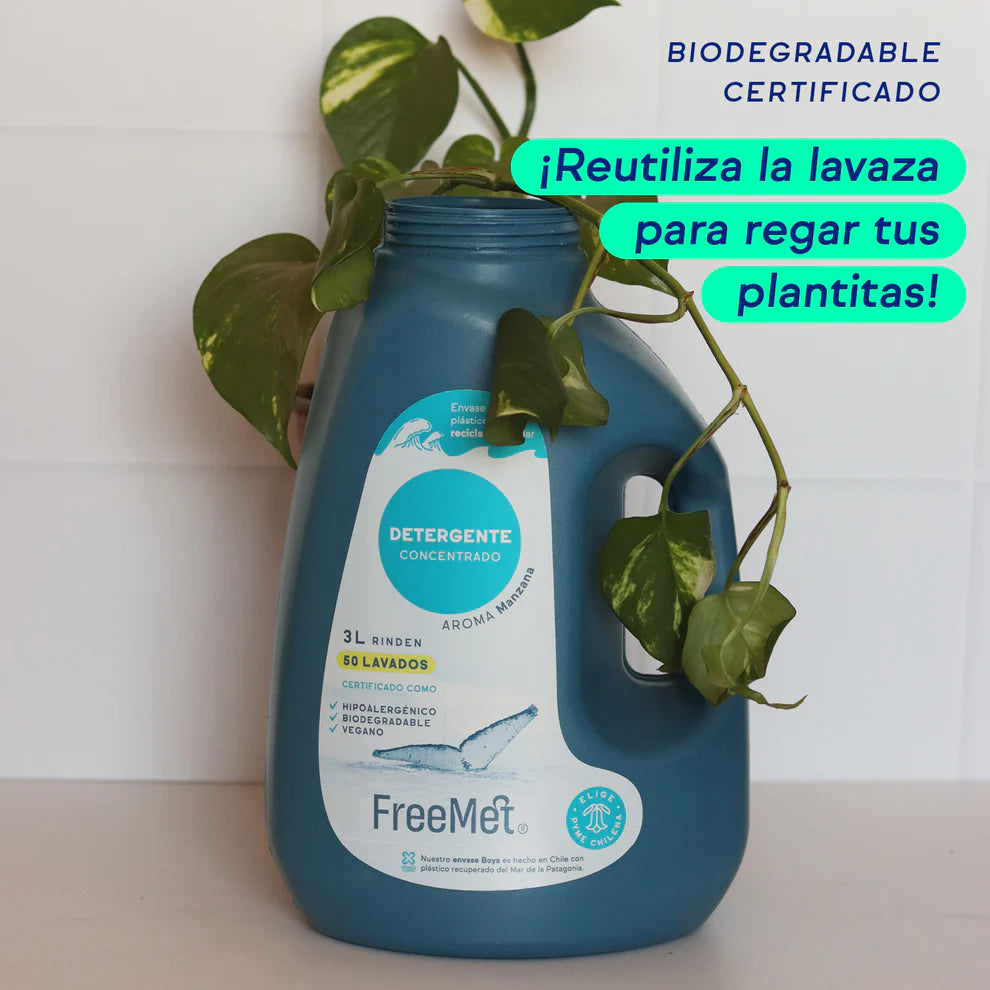 Freemet Detergente liquido concentrado 3 L - Puntolimpieza