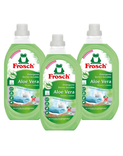 Frosch Detergente concentrado Aloe Vera 3 x 1,5 L - Puntolimpieza