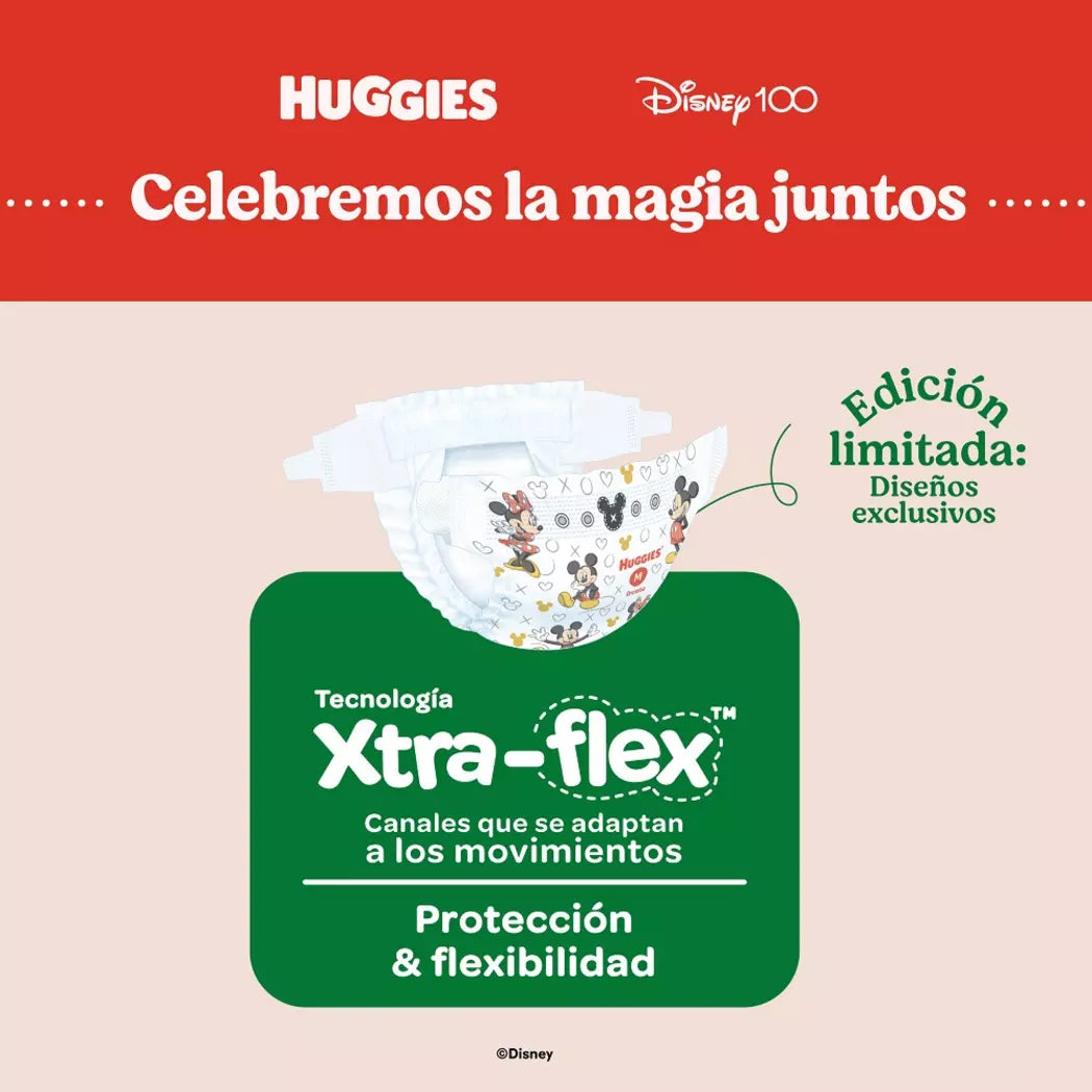 Huggies Pañales Bebé Active Sec XG 52 unid - Puntolimpieza