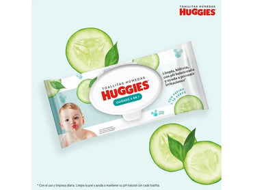 Huggies Toallas Húmedas 5 x 80 unid - Puntolimpieza