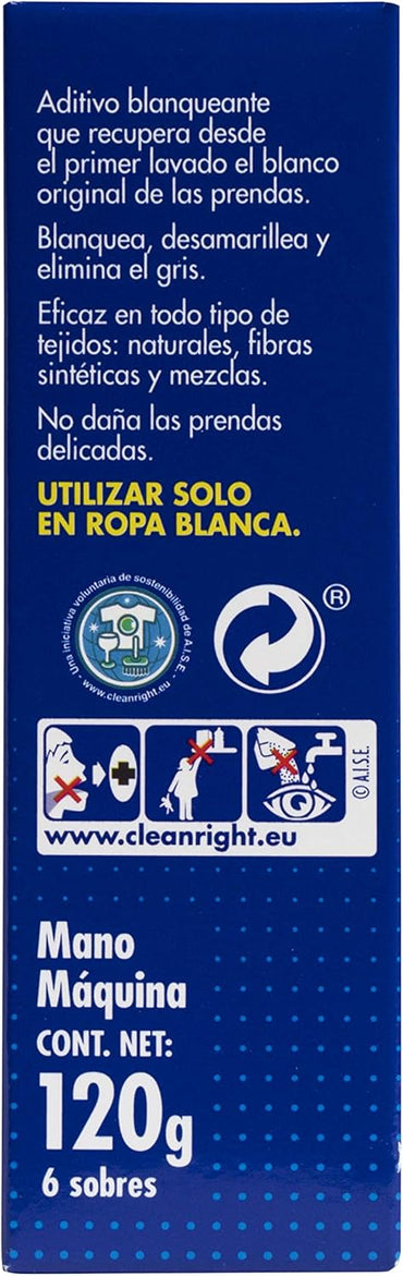 Iberia Blanco Nuclear Blanqueante en sobre 6 unid de 20 gr - Puntolimpieza