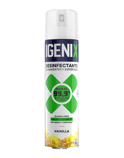 Igenix Desinfectante de ambiente y superficie Vainilla 360 cc - Puntolimpieza
