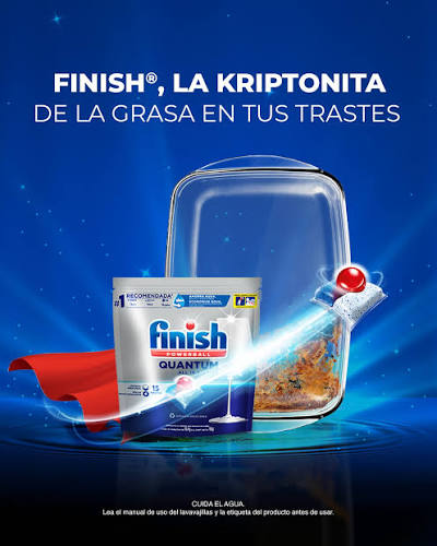 Finish Quantum Lavavajilla Tabletas Todo en uno 15 unid