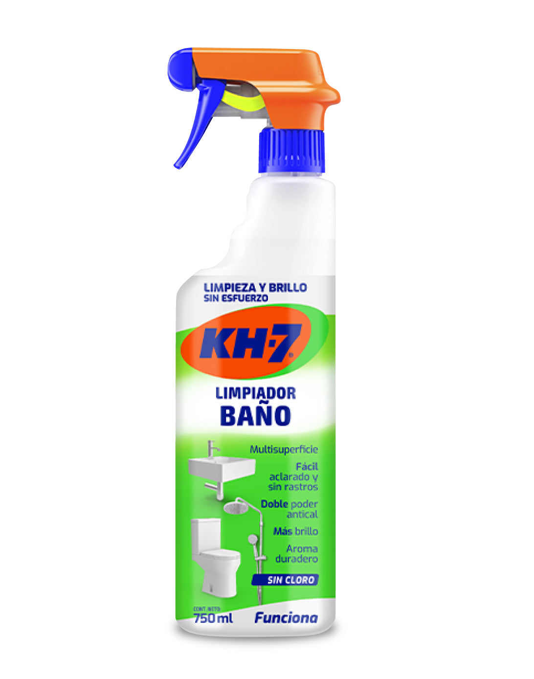 KH-7 Limpiador Baño Gatillo 750 cc - Puntolimpieza