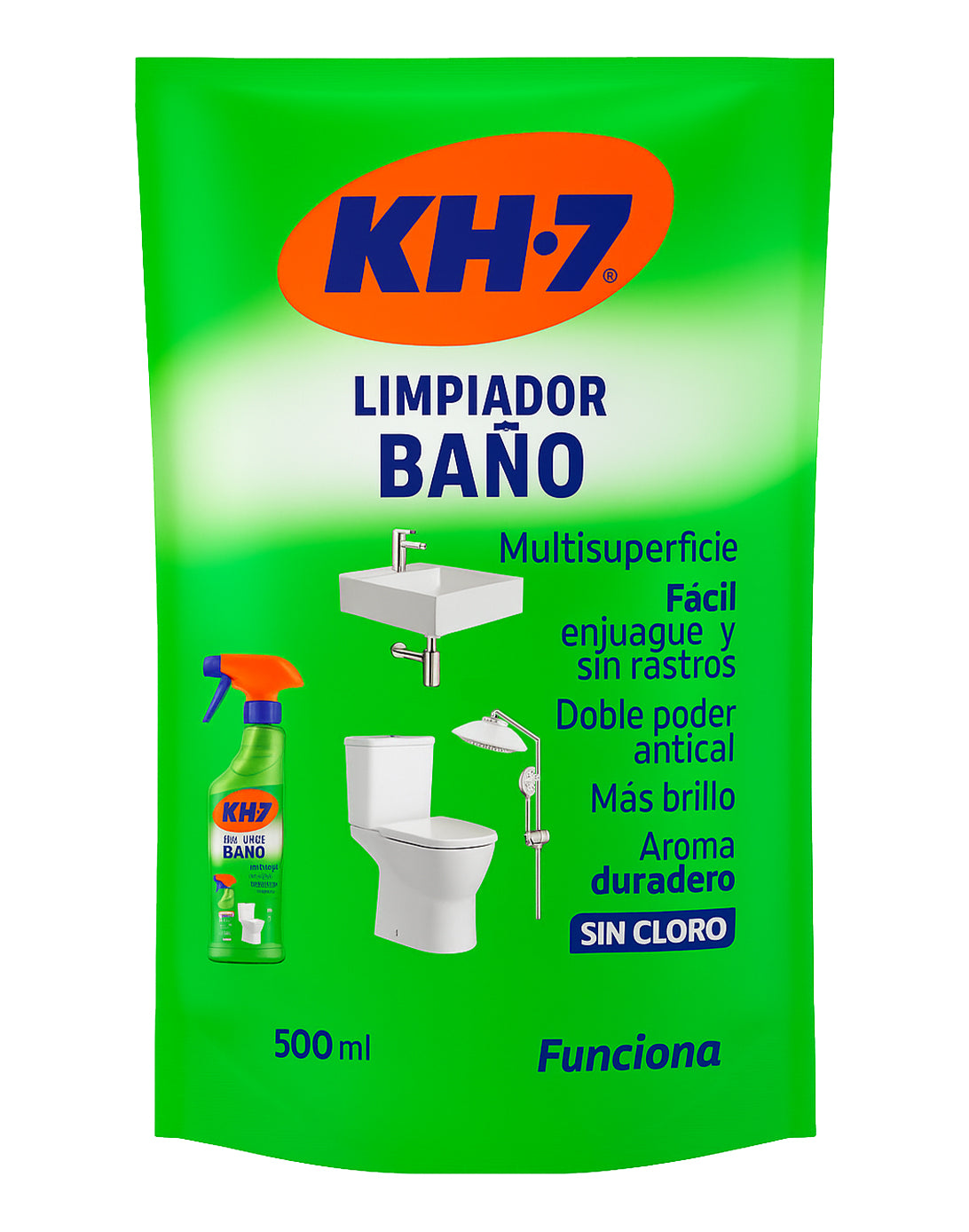 KH-7 Limpiador Baño Recarga 500 cc - Puntolimpieza
