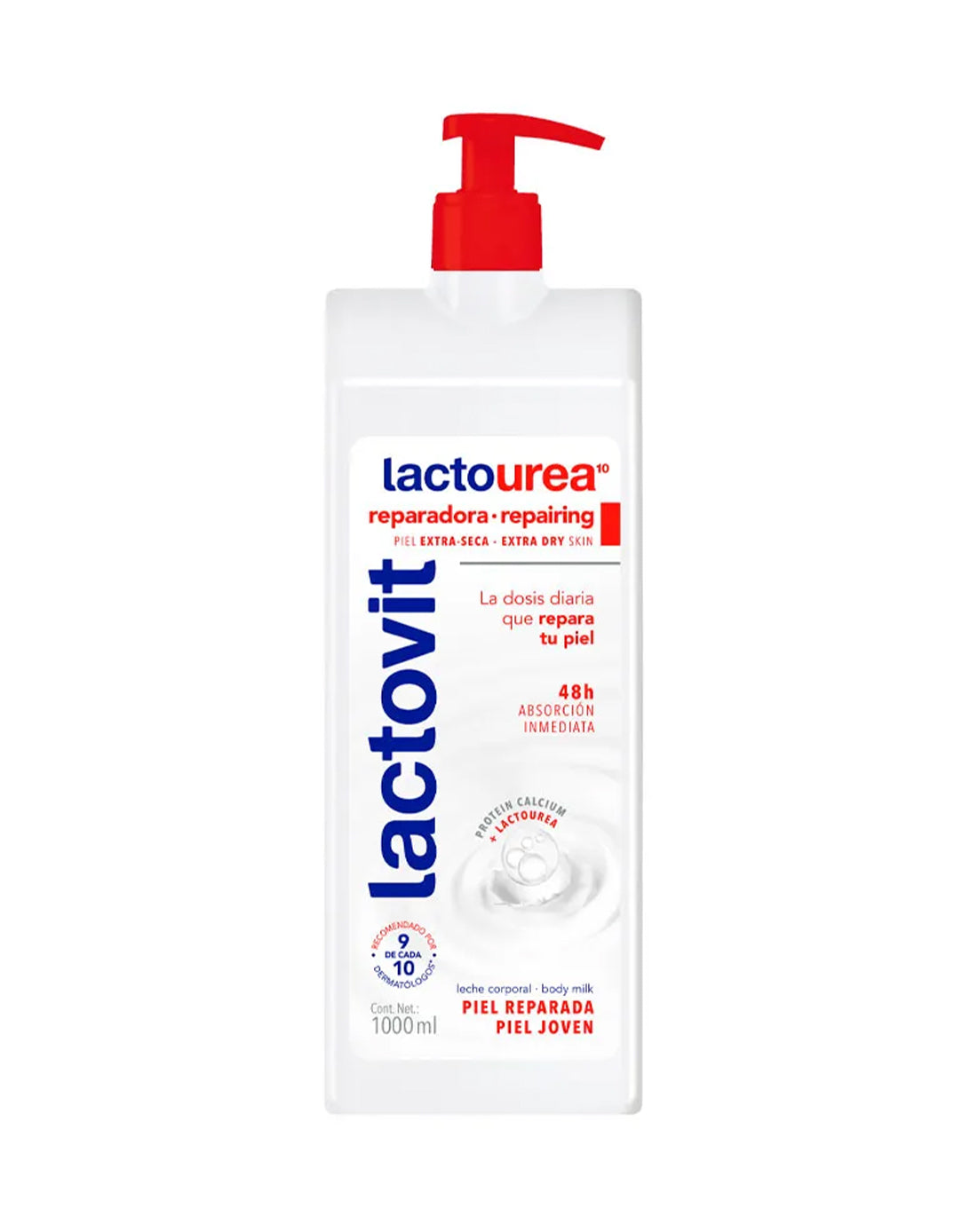 Lactovit Leche corporal Lactourea Reparadora 1000 ml - Puntolimpieza