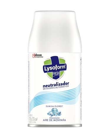 Lysoform Aparato Aromatizante de Ambiente Automatico Aire de Montaña 175 gr - Puntolimpieza