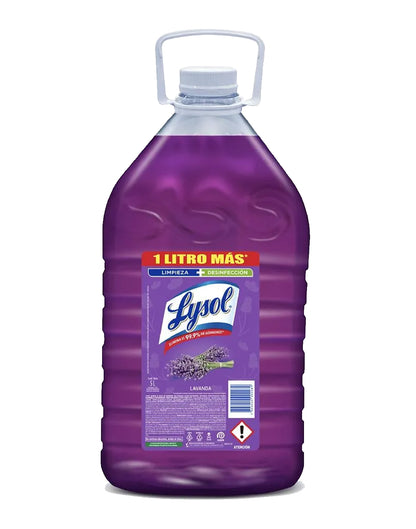 Lysol Limpia pisos Lavanda 5 L - Puntolimpieza