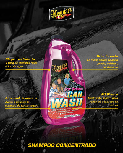 Meguiar's Shampoo Deep Crystal Car Wash 1,89 L - Puntolimpieza