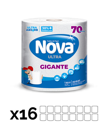 Nova Toalla Gigante doble hoja 70m 2 MANGAS - Puntolimpieza