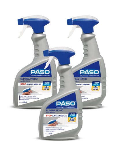 Paso Limpiador de Moho 3 x 500 cc - Puntolimpieza