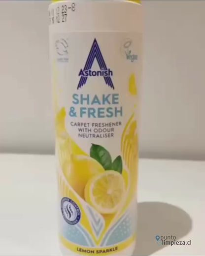 Astonish Aromatizante y Removedor de Olores para Alfombras Lemon Sparkle 350 gr