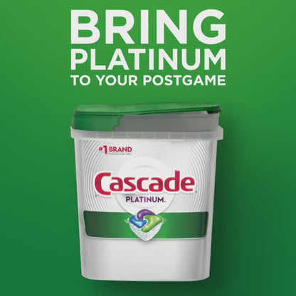 Cascade Detergente Lavavajilla Platinum Pods 2 x 59 unid