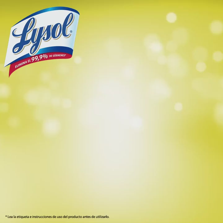 Lysol Desinfectante de ambiente y superficie Lemon 5 x 538 gr