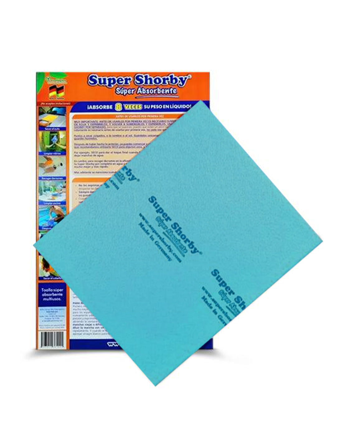 Super Shorby Paño Super Absorbente Celeste 1 unid - Puntolimpieza