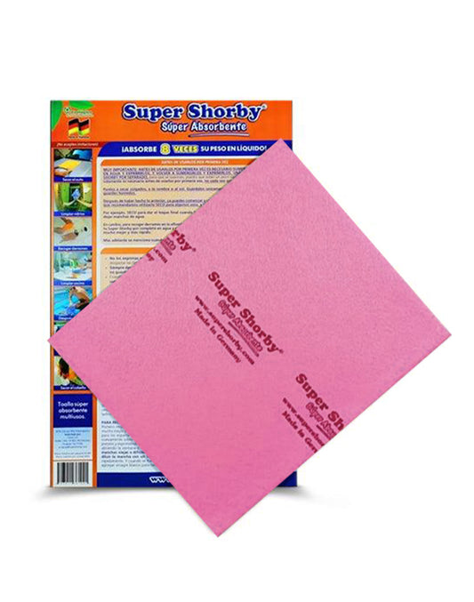 Super Shorby Paño Super Absorbente Rosado 1 unid - Puntolimpieza