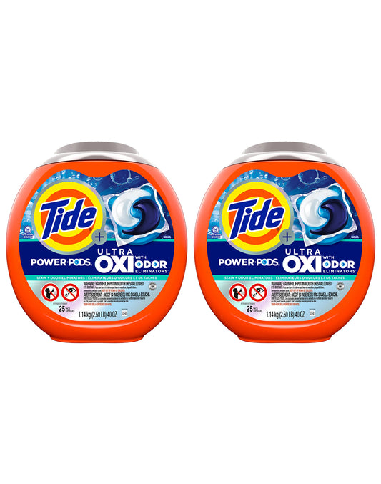 Tide Pods Ultra OXI Detergente en Cápsulas 2 x 25 unid - Puntolimpieza