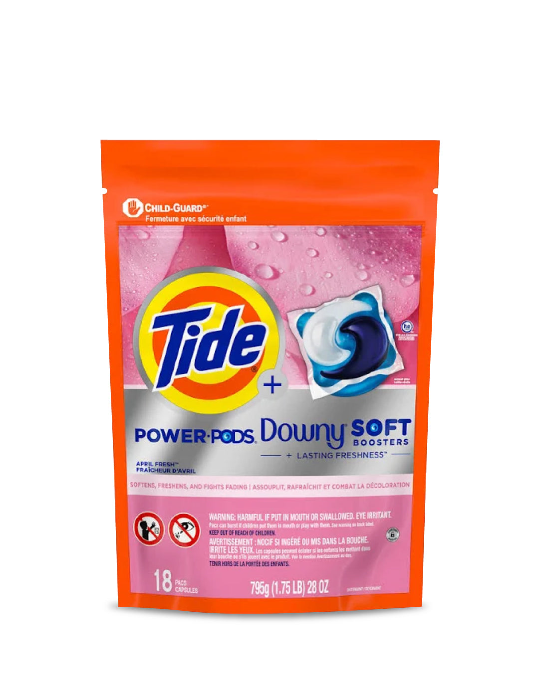 Tide Power pods Downy Soft Boosters 18 unid - Puntolimpieza