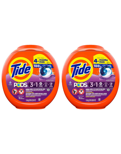 Tide Pods Detergente en cápsulas 2 x 76 unid