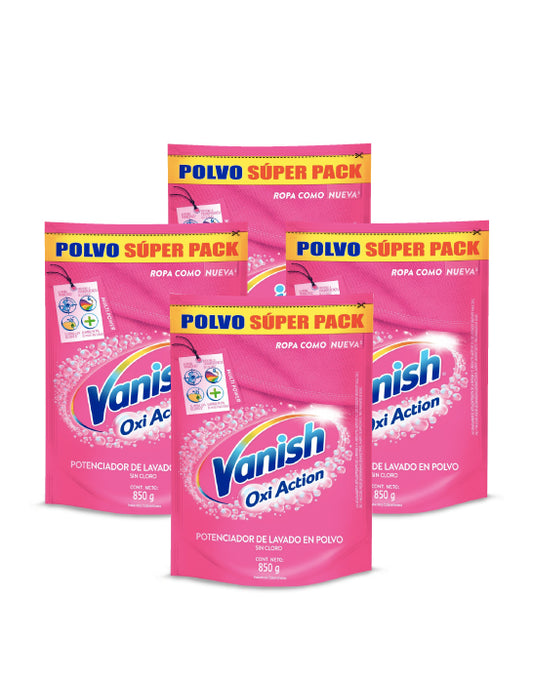 Vanish Quitamanchas ropa color polvo 4 x 850 gr - Puntolimpieza