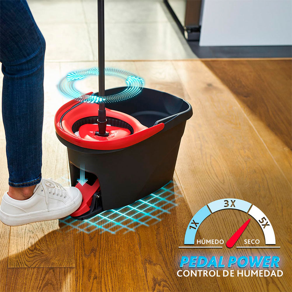 Vileda Balde con Pedal Easy Wring & Clean 1 kit - Puntolimpieza