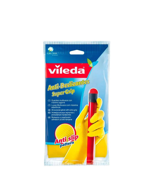 Vileda Guante Antideslizante Super Grip Talla S 1 par - Puntolimpieza