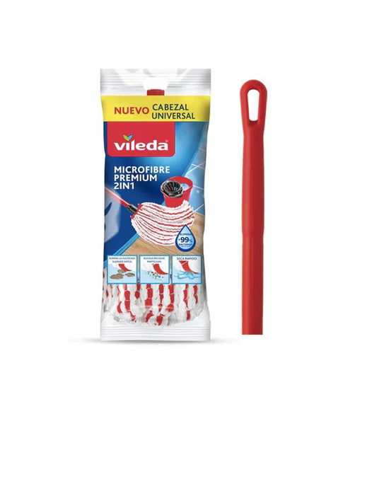 Vileda Mopa Premium Microfibra con Mango 1 unid - Puntolimpieza