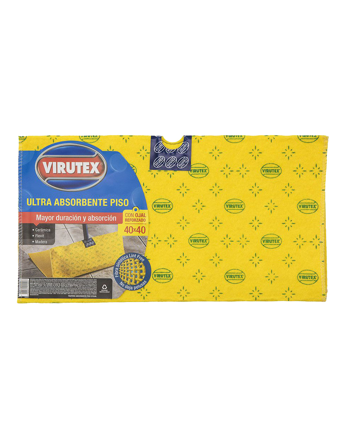 Virutex Trapero Ultra Absorbente Piso 40 x 40 1 unid - Puntolimpieza