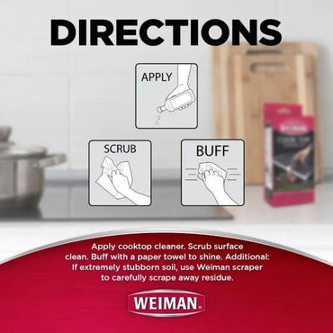 Weiman Kit para Limpiar Vitrocerámica 1 kit - Puntolimpieza