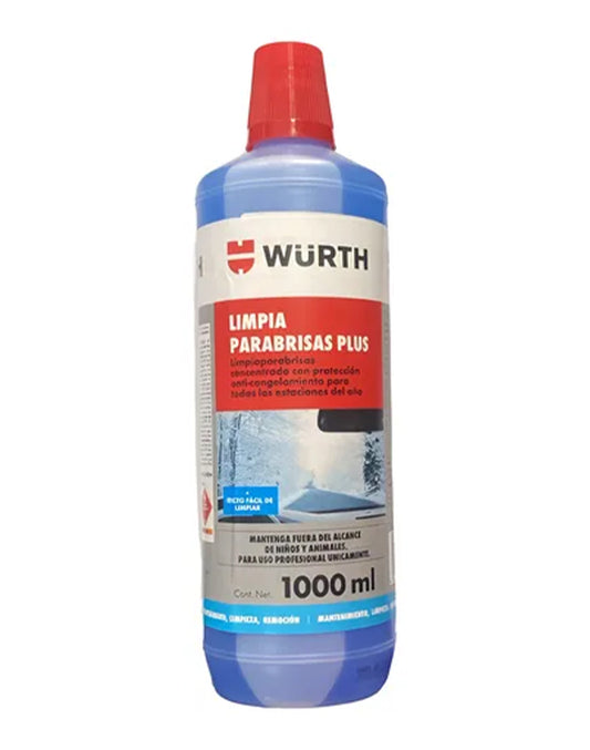 Würth Limpia Parabrisas Concentrado con Anticongelante 1 L - Puntolimpieza