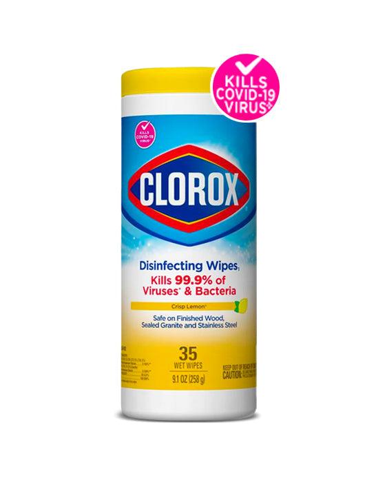 Clorox Toallas desinfectantes Citrico 35 unid - Puntolimpieza