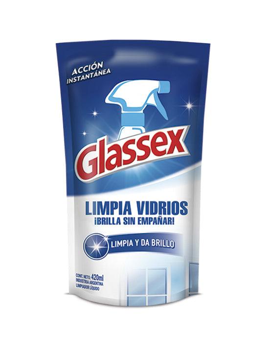Glassex Limpia vidrios recarga 420 cc - Puntolimpieza