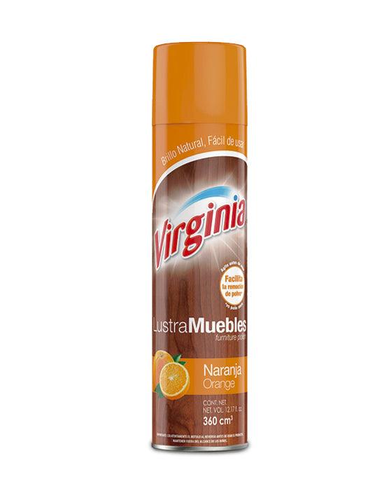 Virginia Lustramuebles Aerosol Aroma Naranja 360 cc - Puntolimpieza