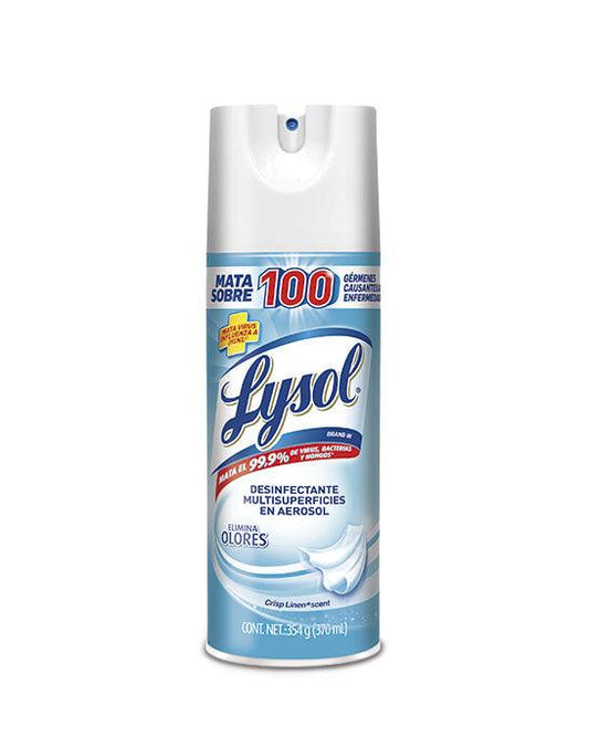 Lysol Desinfectante de ambiente y superficie linen 354 gr - Puntolimpieza