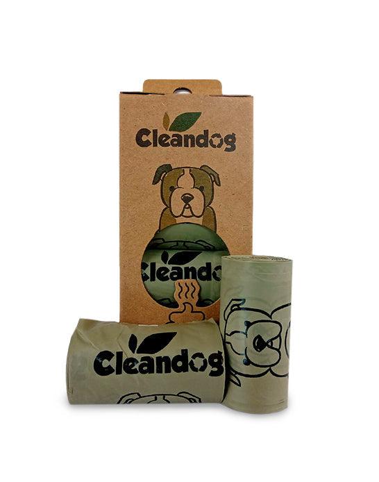 Cleandog Bolsas biodegradables para desecho de perro 120 unid - Puntolimpieza