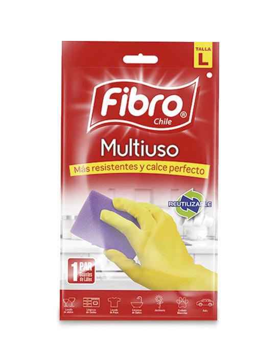 Fibro Guante de Goma Multiuso Talla L 1 par - Puntolimpieza