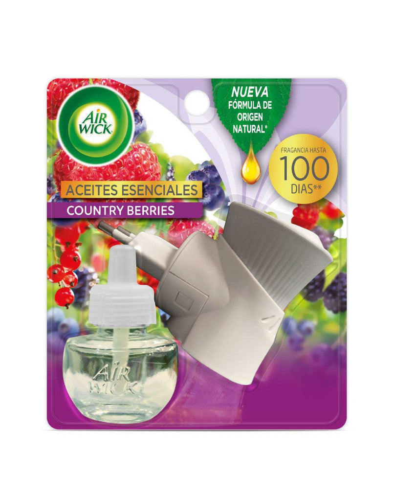 AirWick Desodorante Ambiental Aparato Electrico rec. Country Berries 1 unid - Puntolimpieza