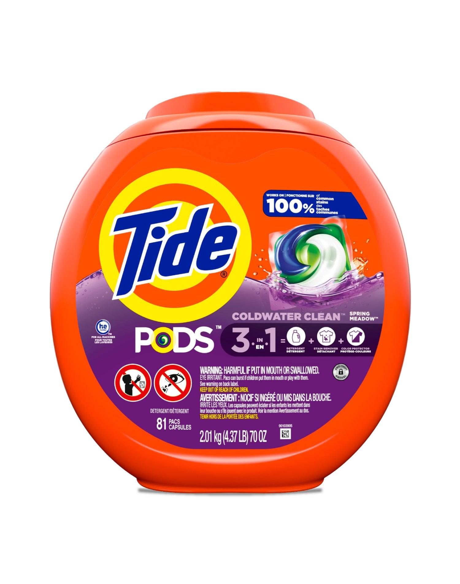 Tide Pods Detergente en capsulas 81 unid - Puntolimpieza