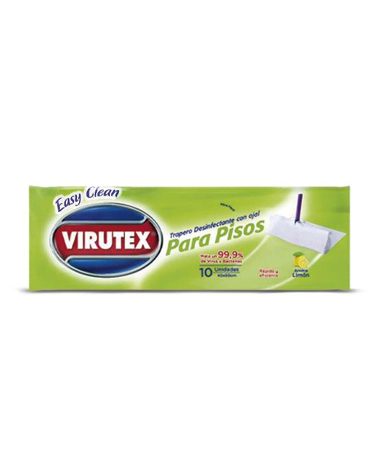 Virutex Trapero Humedo Desinfectante Limon 10 unid - Puntolimpieza