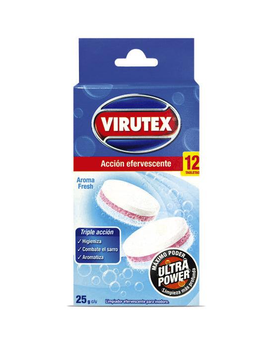 Virutex Tabletas WC Quitasarro Efervescentes 12 unid - Puntolimpieza