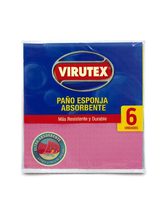 Virutex Paño Esponja Absorbente 6 unid - Puntolimpieza