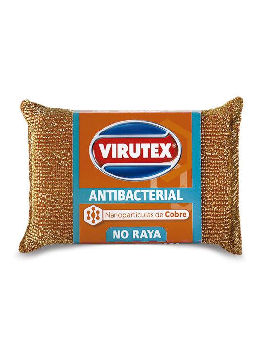 Virutex Esponja Antibacterial Cobre No Raya 1 unid - Puntolimpieza
