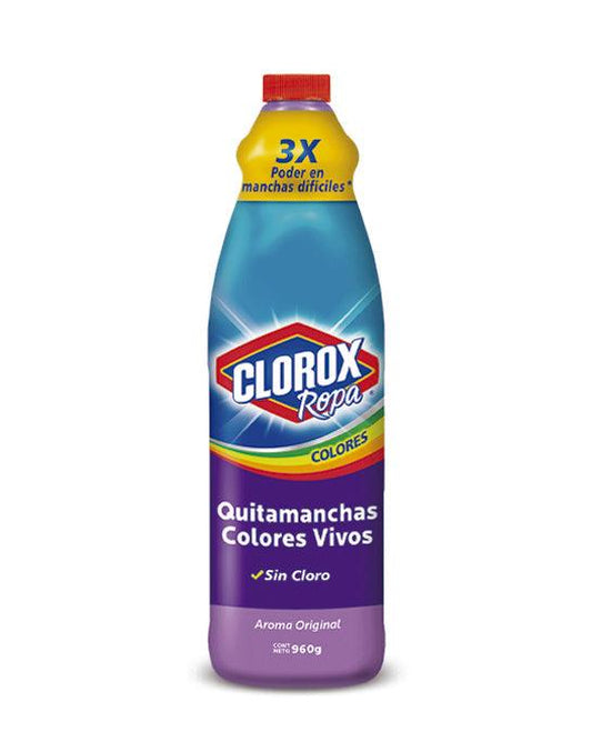 Clorox Quitamanchas ropa colores vivos 960 gr - Puntolimpieza