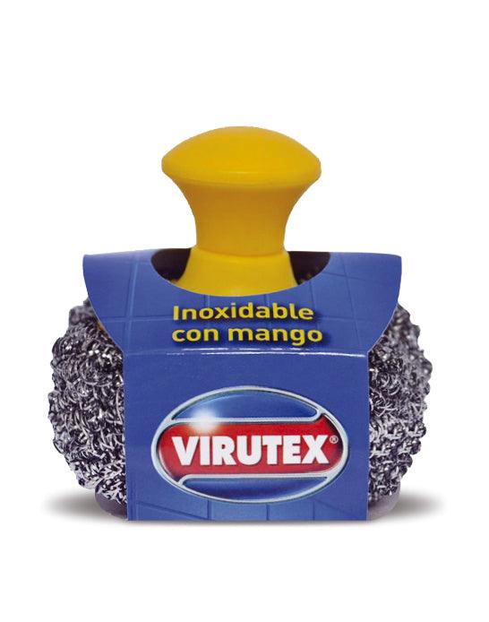 Virutex Esponja de Acero con mango 1 unid - Puntolimpieza