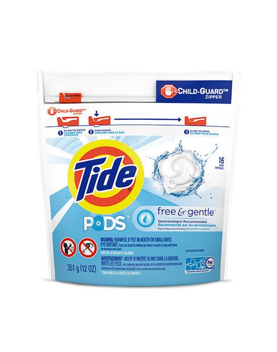 Tide Pods Free&Gentle Detergente en capsulas 16 unid - Puntolimpieza