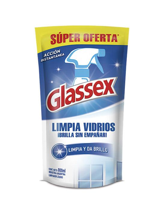 Glassex Limpia vidrios recarga 800 cc - Puntolimpieza